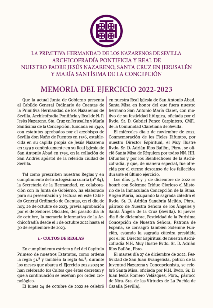 Portada Memoria 2022-2023