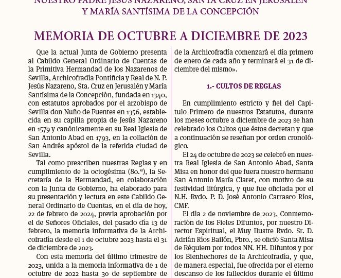 Portada Memoria Oct-Dic 2023