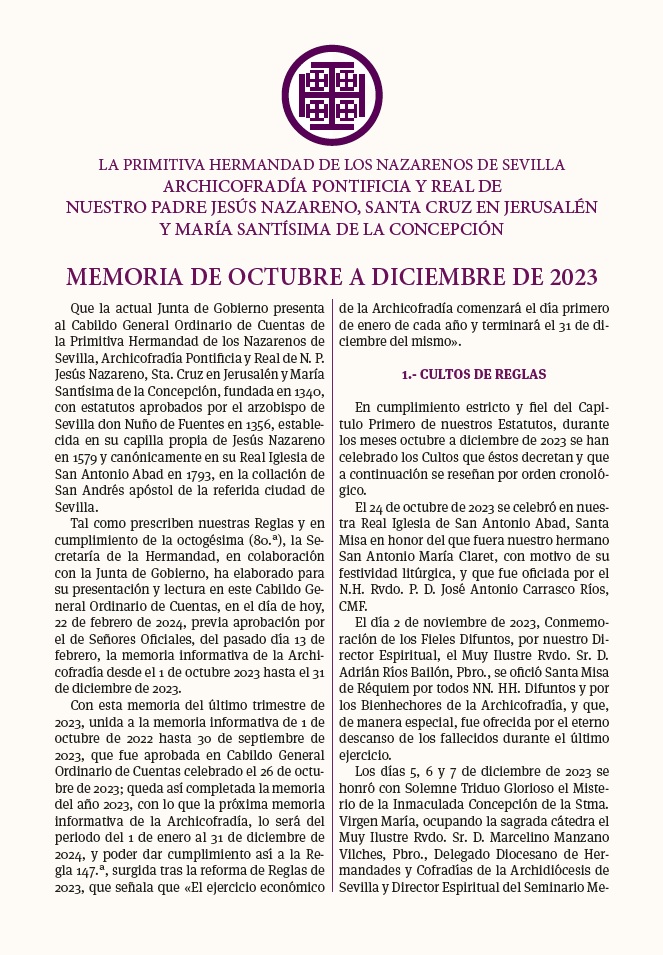 Portada Memoria Oct-Dic 2023
